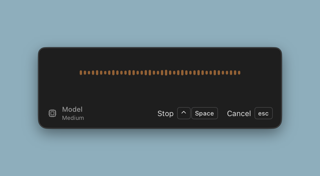 Spezhe dictation interface preview
